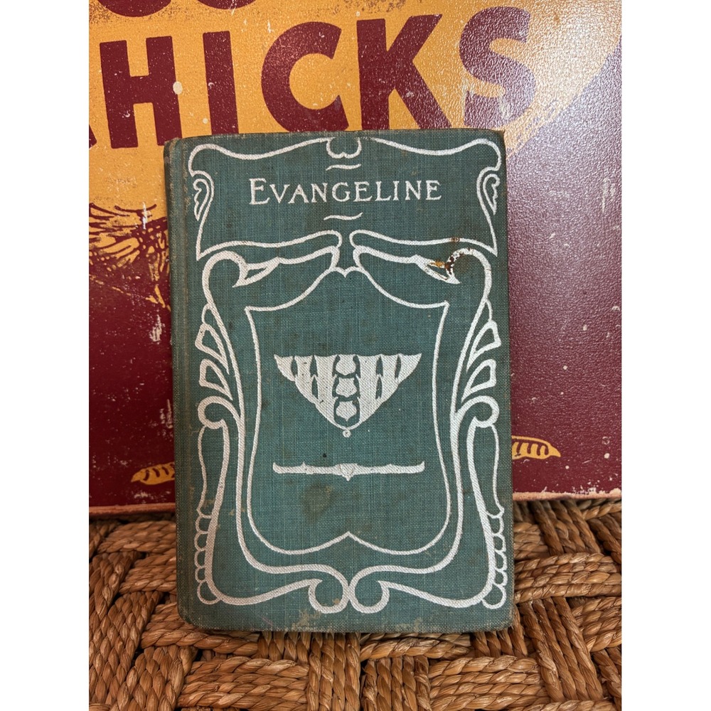 Antique 1890s Evangeline Longfellow Donohue Brothers Chicago Decorative Book